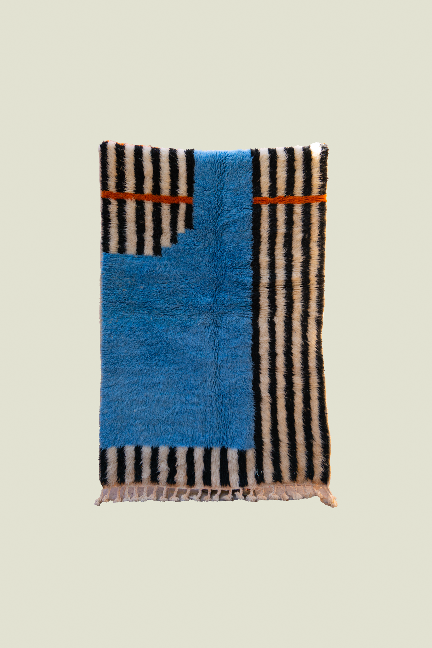Striped graphic rug