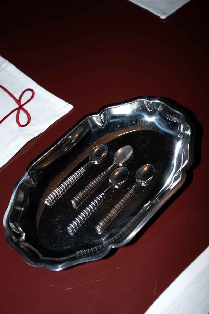 Tea spoon set - Brown